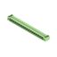 PCB plug-in connector, male header, Flange, THT solder connection, 5.08 mm, Number of poles: 18, 90°, Solder pin length (l): 3.2 mm, tinned, Pale green, Box thumbnail 2