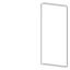 Cover frame for recessed stay installation H1800 W750 mm sheet steel thumbnail 2