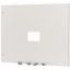 XMN4F08C-XMV Front plate, NZM4, 4p, fixed version, rotary handle with interlock, W=800mm thumbnail 1