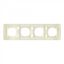 Linnera-Rollina Four Gang Frame Beige thumbnail 1