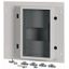 XTMP2N4FCC-H550W800 Front cover for 2x NZM4, fixed, HxW=550x800mm, IP55, grey thumbnail 1