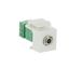 0229/42-500 Keystone module with 3.5mm Mini-Audio white thumbnail 2