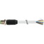 M12 male 0° A-cod. with cable PUR 4x0.75 gy 3m thumbnail 2
