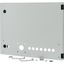 XMW1806CDV-NZM-0 Opening metal front plate for drawer, NZM, ventilated, H=450mm, IP31, grey thumbnail 5