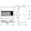 Modular digital voltmeter 100/500VDC thumbnail 3