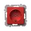 SOCKET SCHUKO 2P+E 16A 250V~ RD XO 4417009 thumbnail 1