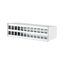 Keystone surface mount housing 2x12 port pure white, unequipped thumbnail 1