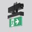LINEDO, black, on/off Continuous line luminaire, L 336 B 62 H 308, SBS thumbnail 1