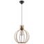 HANGING LAMP ARANCIA NATURAL WOOD E27 1X60W IP20 thumbnail 1