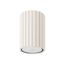 BEIGE SPOT TUBE WITH A GROOVED CARBON LAMPSHADE FOR AN ELEGANT LIVING ROOM 1XGU10 thumbnail 1
