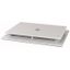 XSPTV4-W600D800 Top panel, WxD=600x800mm, IP42, grey thumbnail 1