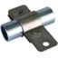 Earthing pipe clamp D 27mm with bore D 11mm StSt thumbnail 1