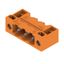 PCB plug-in connector, male header, Flange, THT solder connection, 5.08 mm, Number of poles: 3, 90°, Solder pin length (l): 3.2 mm, tinned, orange, Box thumbnail 1