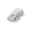 Coupler 2-p socket, str-rel, low, grey thumbnail 1