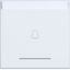 Rocker single, bell symbol imprint, clear lens, A.x/C.x, light white matte thumbnail 1