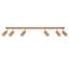 CEILING LAMP ZEKE 6 OAK GU10 6X40W IP20 thumbnail 1
