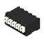 Printed circuit board terminals, 3.50 mm, Number of poles: 5, 90°, black, PUSH IN with actuator, Clamping range, max. : 1.5 mm², Tape thumbnail 2
