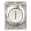 M30I-FD-W-X1 Pushbutton, RMQ-Titan, flat, momentary, White, inscribed 1, Front ring stainless steel thumbnail 5