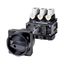 P5-125/V/SVB-SW Main switch, P5, 125 A, rear mounting, 3 pole, STOP function, With black rotary handle and locking ring, Lockable in the 0 (Off) position thumbnail 6