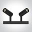BLACK 2x6W CCTV 48V IP20 ADJUSTABLE DALI MINI/MIDI/MAXI/P&P thumbnail 1
