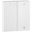 DOUBLE ROCKER F/ TWO-WAY SWITCH FAN WHITE thumbnail 2
