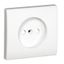 COV PLAT F/SINGLE PHASE SOCKET WHITE thumbnail 2