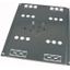 XMN241604MV Mounting plate, +mounting kit, for NZM2, vertical, 4p, HxW=400x425mm thumbnail 1
