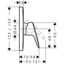Logis built-in shower mixer, chrome thumbnail 2