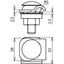 MMV clamp Cu f. Rd 6-8mm with truss head screw and nut thumbnail 2