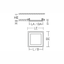 Recessed frame L 184 B 184 H 2 HE 45 colour: white thumbnail 3