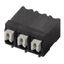 Printed circuit board terminals, 5.00 mm, Number of poles: 6, 90°, black, PUSH IN with actuator, Clamping range, max. : 1.5 mm², Tape thumbnail 1