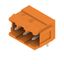 PCB plug-in connector, male header, Dovetails for fixing blocks, THT solder connection, 5.08 mm, Number of poles: 3, 90°, Solder pin length (l): 4.5 mm, tinned, orange, Box thumbnail 8