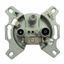 SAT loop-through outlet 3-Port, R/TV/SAT,Cl.A,Frame+Box,9010 thumbnail 1
