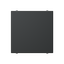 Blank cover plate - 2M - Matt Black thumbnail 1