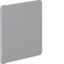 End cap made of PVC for slotted panel trunking BA6 60x60mm stone grey thumbnail 3