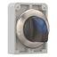 M30I-FWLK3-B Illuminated selector switch actuator, RMQ-Titan, with thumb-grip, momentary, 3 positions, Blue, Front ring stainless steel thumbnail 11