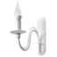 WALL LAMP MINERVA WHITE E14 1X40W IP20 thumbnail 1