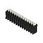 Printed circuit board terminals, 3.81 mm, Number of poles: 13, 180°, Solder pin length (l): 1.5 mm, black, PUSH IN with actuator, Clamping range, max. : 1.5 mm², Tube thumbnail 4