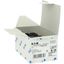 T0-2-1/E On-Off switch, T0, 20 A, flush mounting, 2 contact unit(s), 3 pole, with black thumb grip and front plate thumbnail 24
