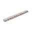 EVGK busbar fork, 3-phase, L1 - L2 - L3, shortenable version with end caps included, 12 module units, 10 mm² thumbnail 9