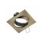 Spot luminaire housing PORTO-K with adjustment, IP20, square, copper thumbnail 1