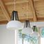 HANGING LAMP CASCO WHITE/BLACK E27 1X60W IP20 thumbnail 4