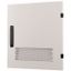 XSDMLV0606 Door to switchgear area, ventilated, IP30, left, HxW=600x600mm, grey thumbnail 1