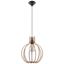 HANGING LAMP ARANCIA NATURAL WOOD E27 1X60W IP20 thumbnail 3