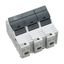 Holder for cylindrical fuses 3pole, box terminal 50mmý thumbnail 1