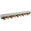 BUSBAR, low voltage, 100 A, AC 600 V, DC 600 V, 22 x 37 x 266 mm, 15P, UL thumbnail 7