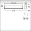 SUP2 M WW LED1100-930 DIM 3CU WH - LED wallwasher thumbnail 2