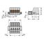 1-conductor female connector Push-in CAGE CLAMP® 10 mm² light gray thumbnail 2