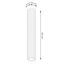 CYLINDRICAL CEILING LAMP OLIVE GREEN 40 CM CARBON VERTICAL PATTERN GU10 thumbnail 8