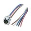 SACC-E-M12FSL-4FE-M16XL/0,2 - Device connector front mounting thumbnail 2